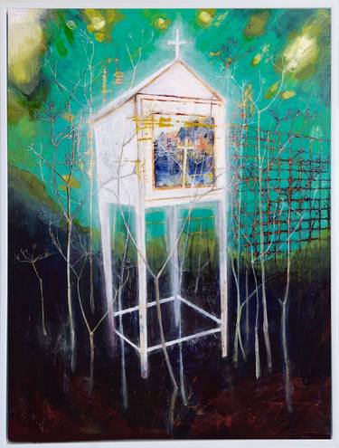 Original Expressionism Architecture Paintings by Sue Blandford