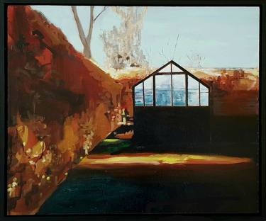 Original Expressionism Garden Paintings by Sue Blandford