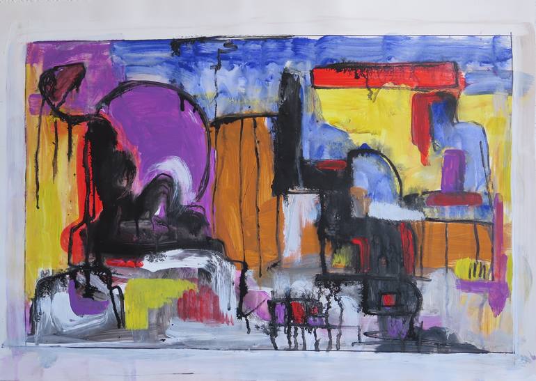 Print of Abstract Expressionism Abstract Paintings by Manuel Garriga