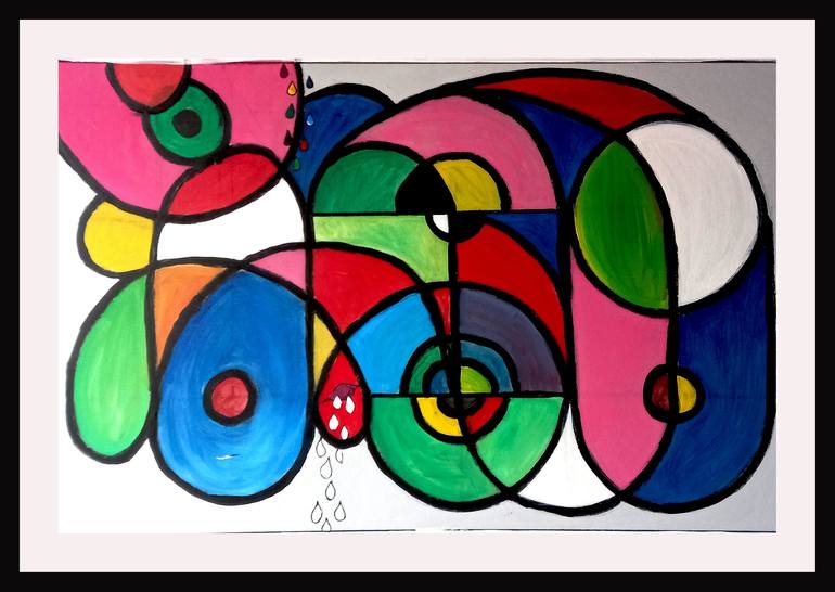 Original Abstract Expressionism Abstract Paintings by Manuel Garriga