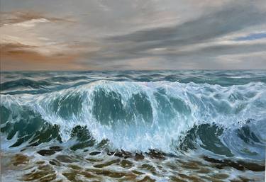 Original Realism Seascape Paintings by Oleksandra Velychko