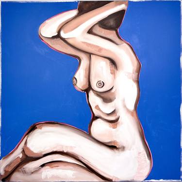 Original Contemporary Nude Painting by Matteo Fieno