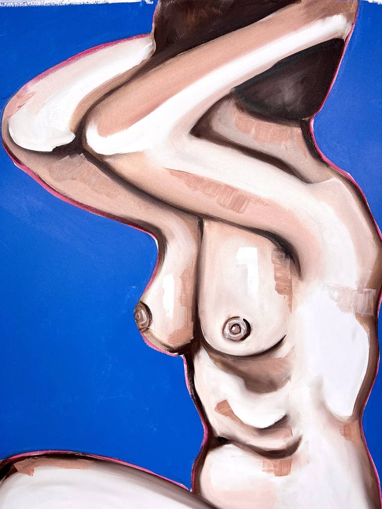 Original Contemporary Nude Painting by Matteo Fieno