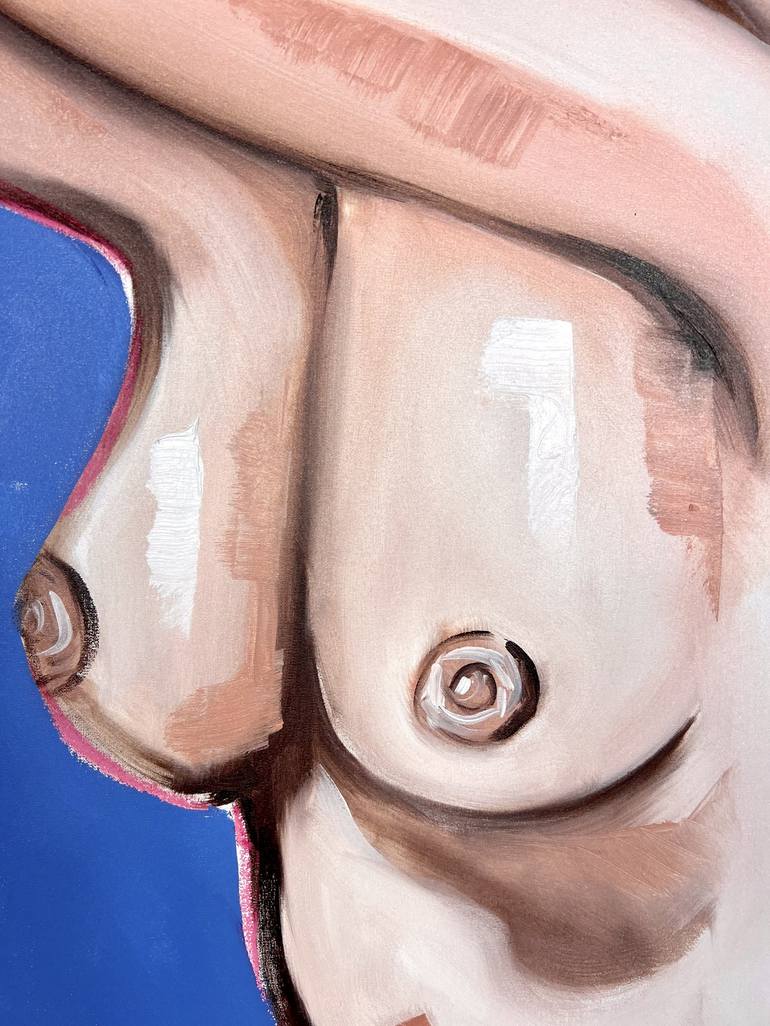 Original Contemporary Nude Painting by Matteo Fieno