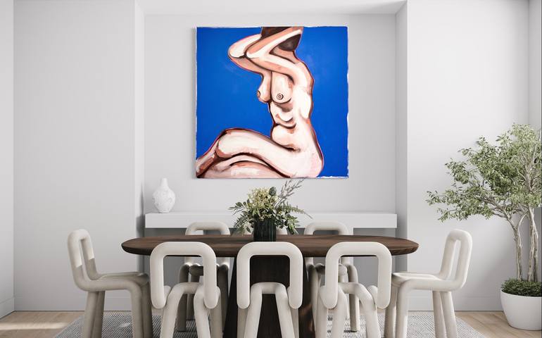 Original Contemporary Nude Painting by Matteo Fieno