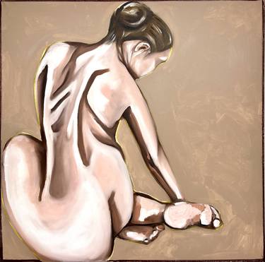 Original Figurative Nude Paintings by Matteo Fieno