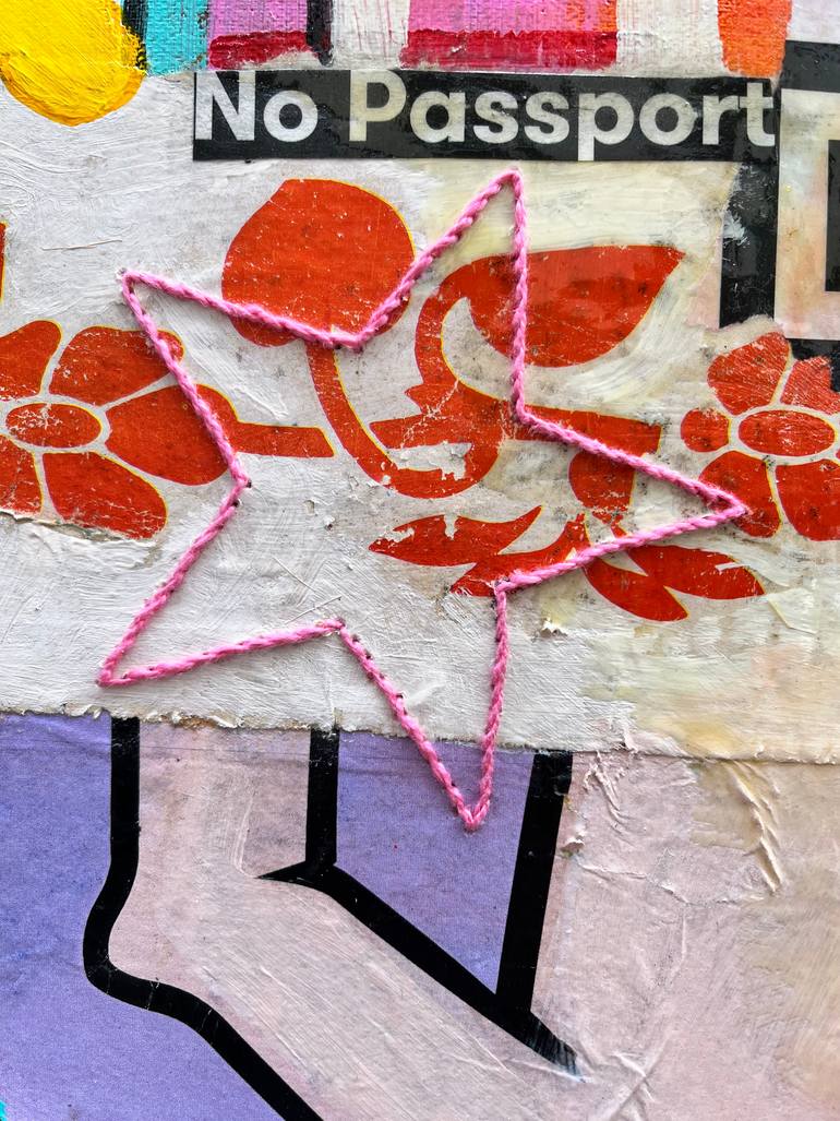 Original Conceptual Abstract Painting by Maria Burgaz