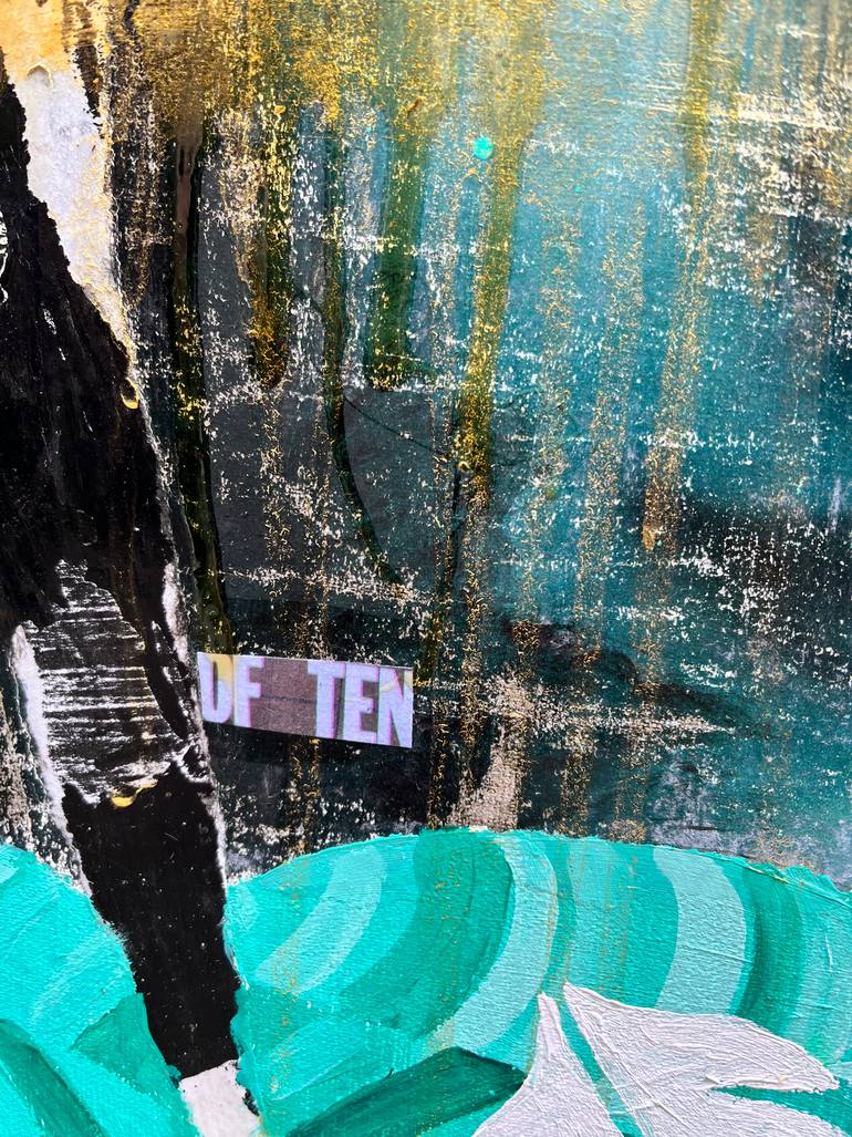 Original Conceptual Abstract Painting by Maria Burgaz