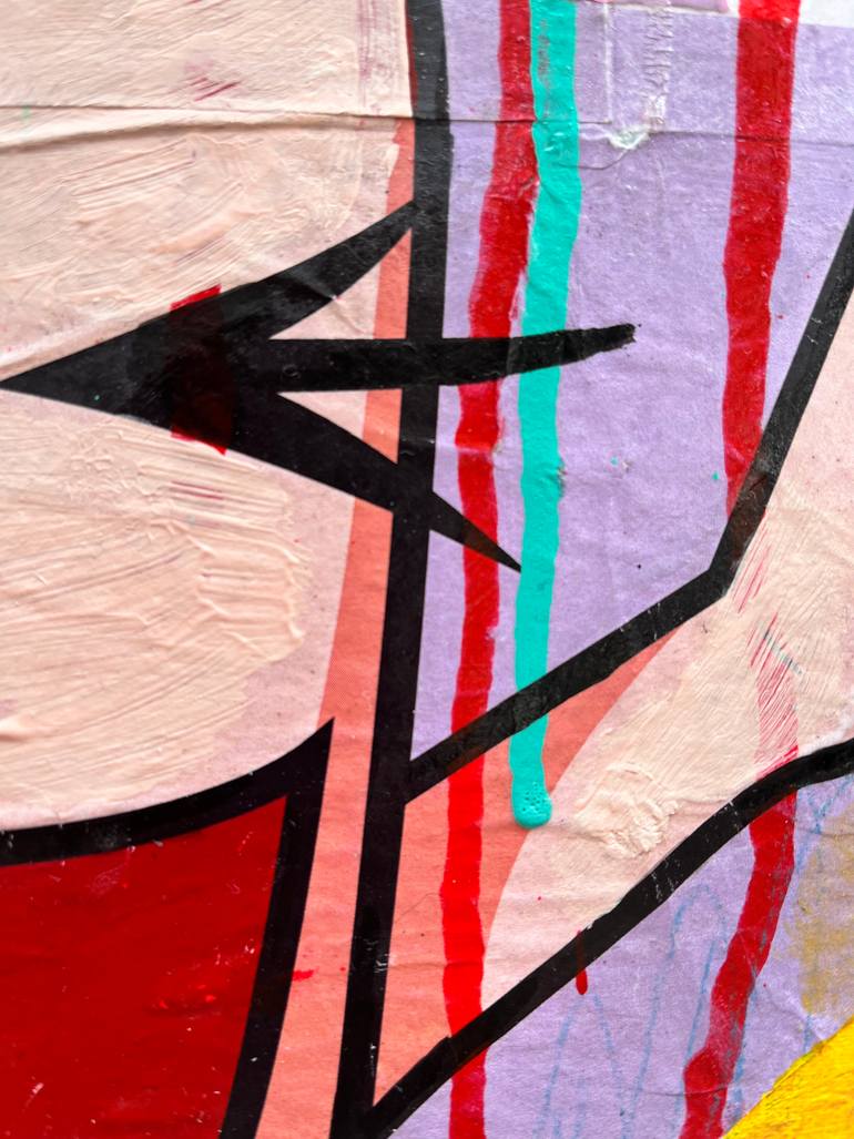 Original Conceptual Abstract Painting by Maria Burgaz