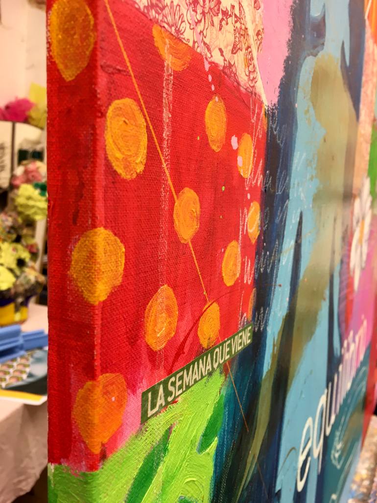 Original Abstract Painting by Maria Burgaz