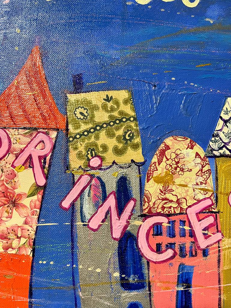 Original Conceptual People Painting by Maria Burgaz