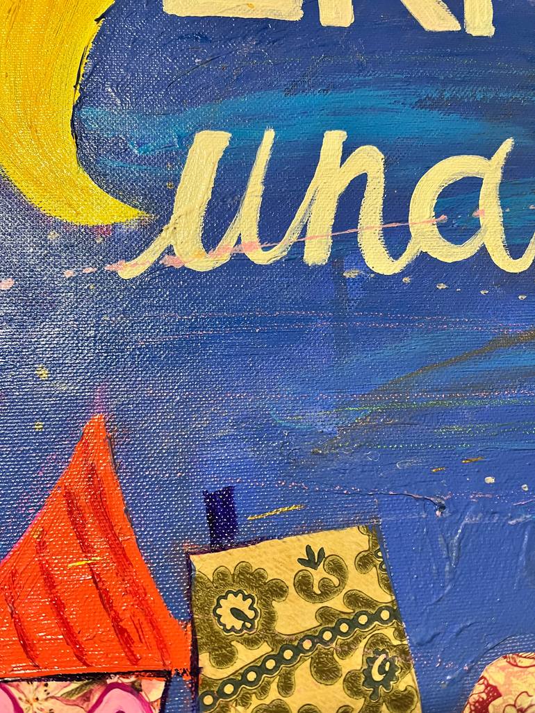 Original Conceptual People Painting by Maria Burgaz