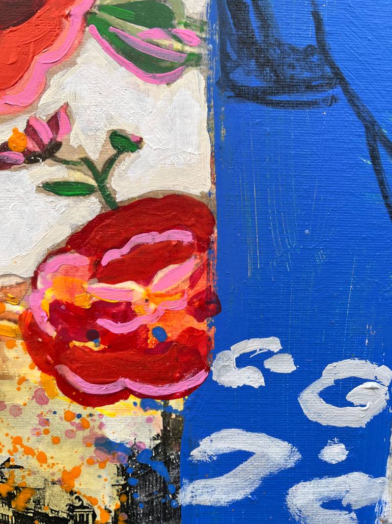 Original Conceptual Abstract Painting by Maria Burgaz