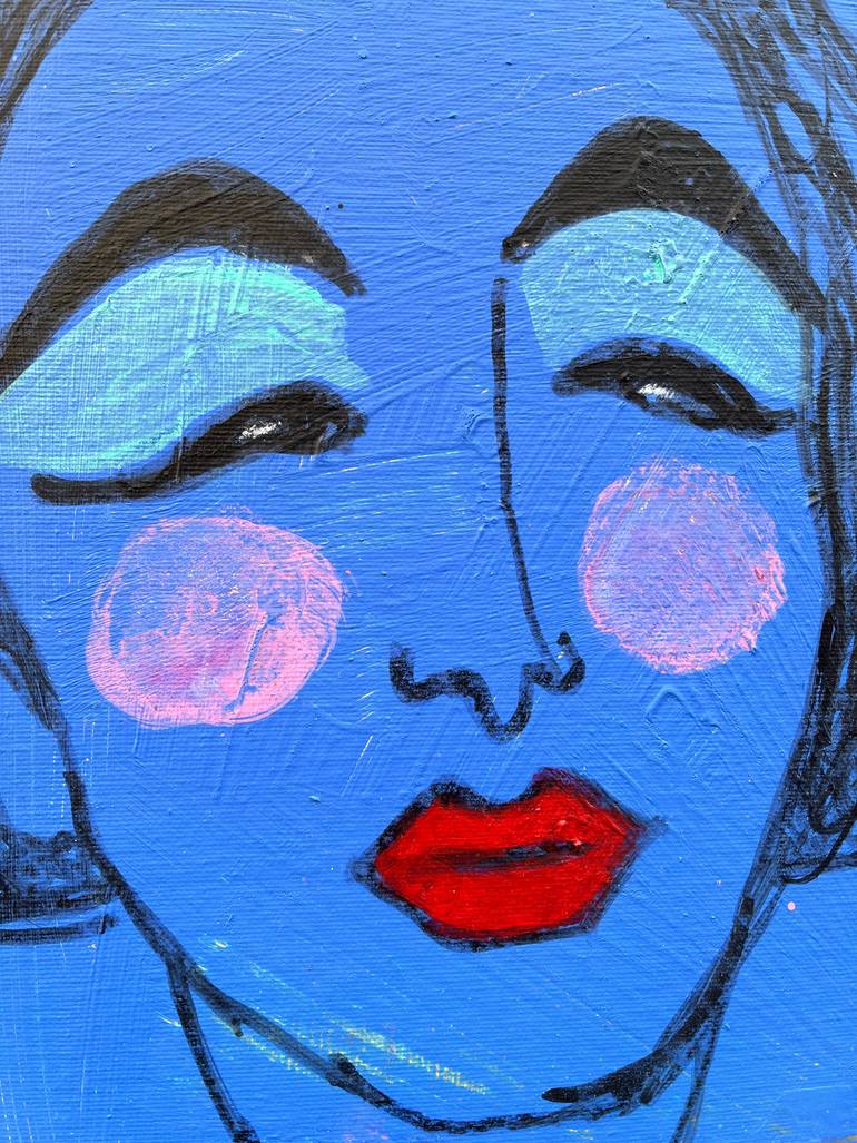 Original Conceptual Abstract Painting by Maria Burgaz