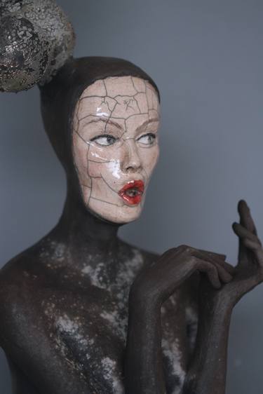 Original Women Sculpture by Melanie Bourget