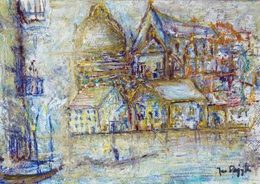 Print of Impressionism Cities Mixed Media by Jan Pająk