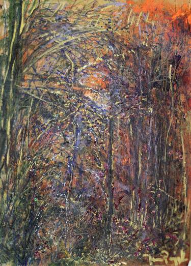 Print of Impressionism Nature Mixed Media by Jan Pająk