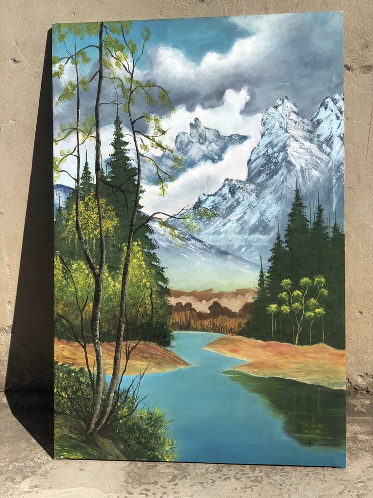 Original Realism Nature Painting by Zeeshan umar