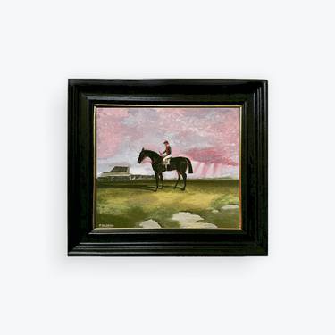 Original Fine Art Horse Painting by Fabrizio Machiavello