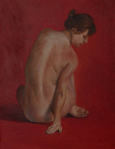 Original Nude Painting by Rebecca Chamberlain