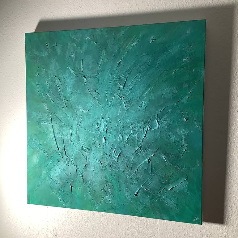 Original Abstract Expressionism Water Painting by Jan Koppers
