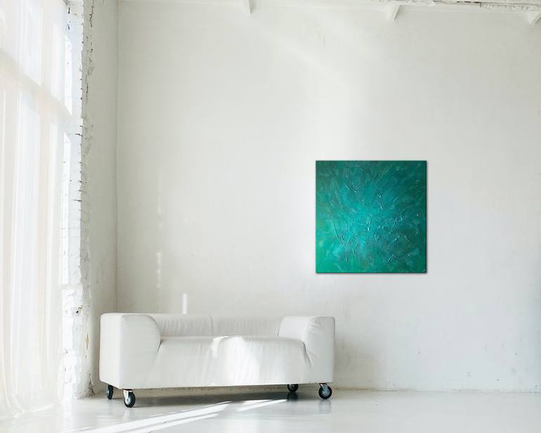 Original Abstract Expressionism Water Painting by Jan Koppers