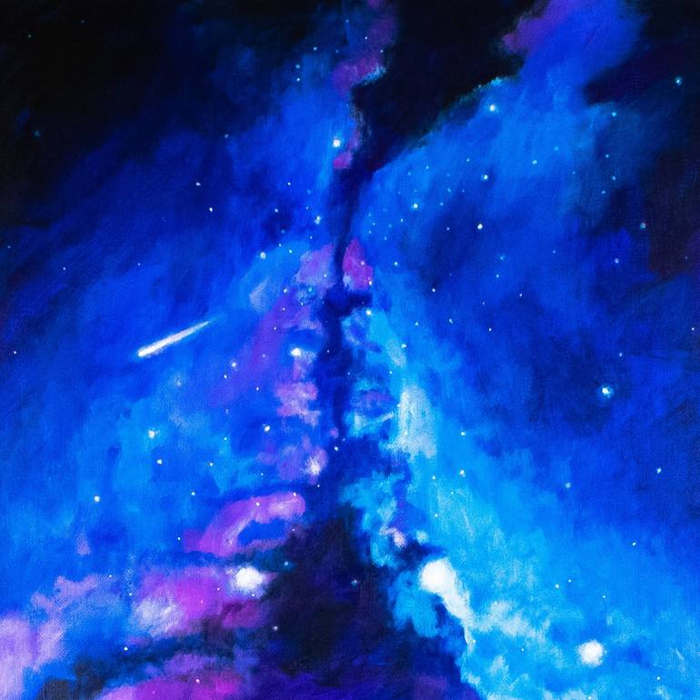 Original Contemporary Outer Space Painting by Florian Schmidtner