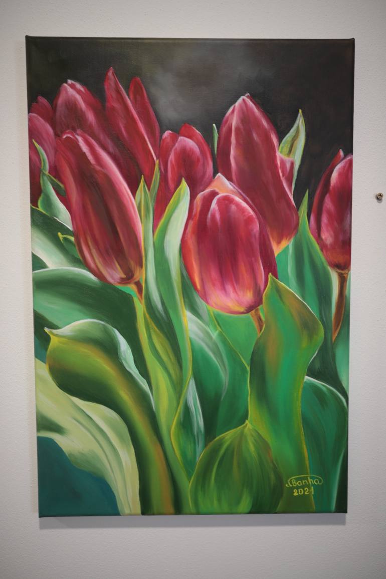 Original Other Floral Painting by Marija Venclová
