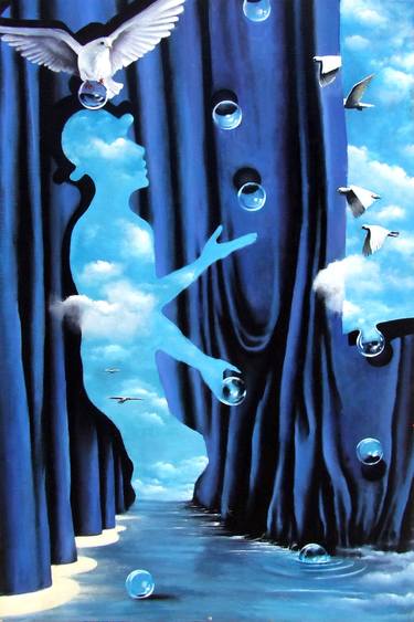 Original Surrealism Performing Arts Paintings by Todd Loyal Rose