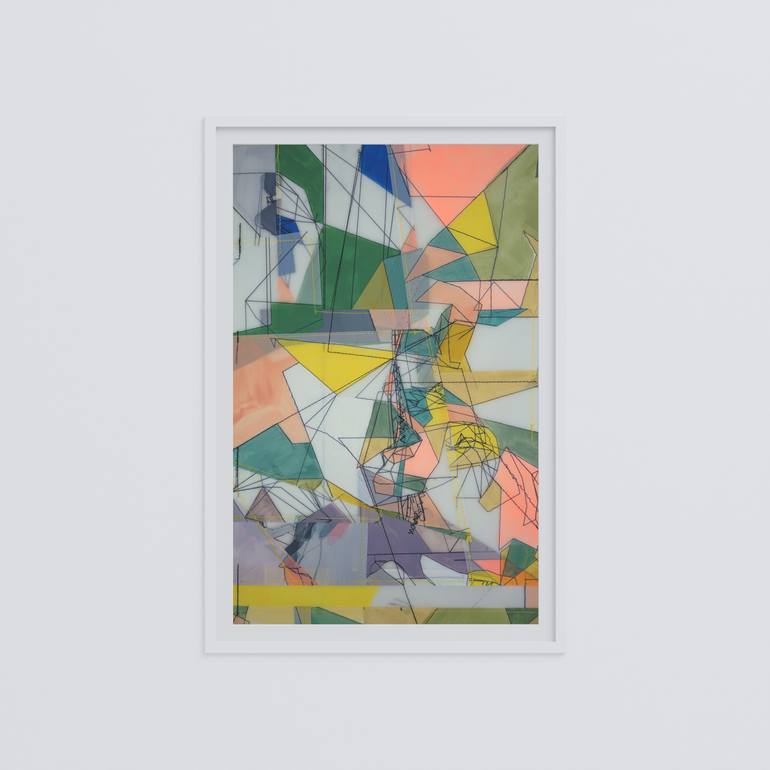 Original Abstract Expressionism Abstract Mixed Media by Alex Hohlov