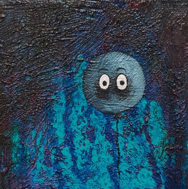 Original Abstract Expressionism Fantasy Painting by Silver Dunlop