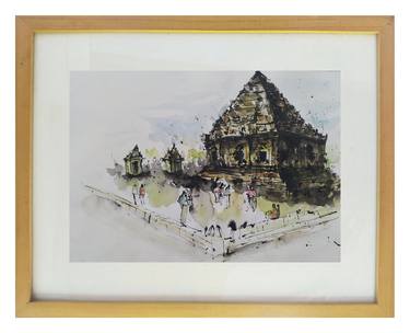 Original Expressionism Architecture Paintings by Zakki Fuad