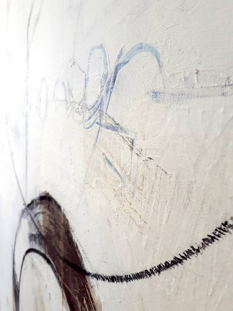 Original Abstract Geometric Painting by Isabelle Fournet