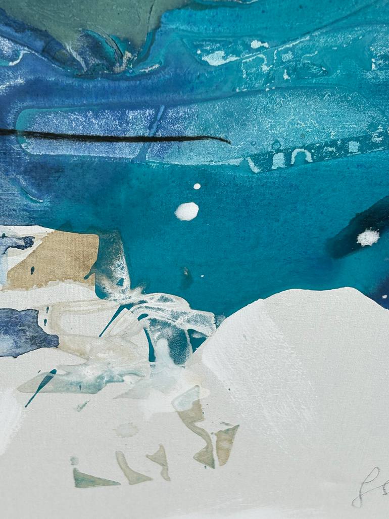 Original Abstract Landscape Painting by Isabelle Fournet