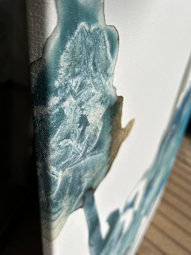 Original Abstract Landscape Painting by Isabelle Fournet