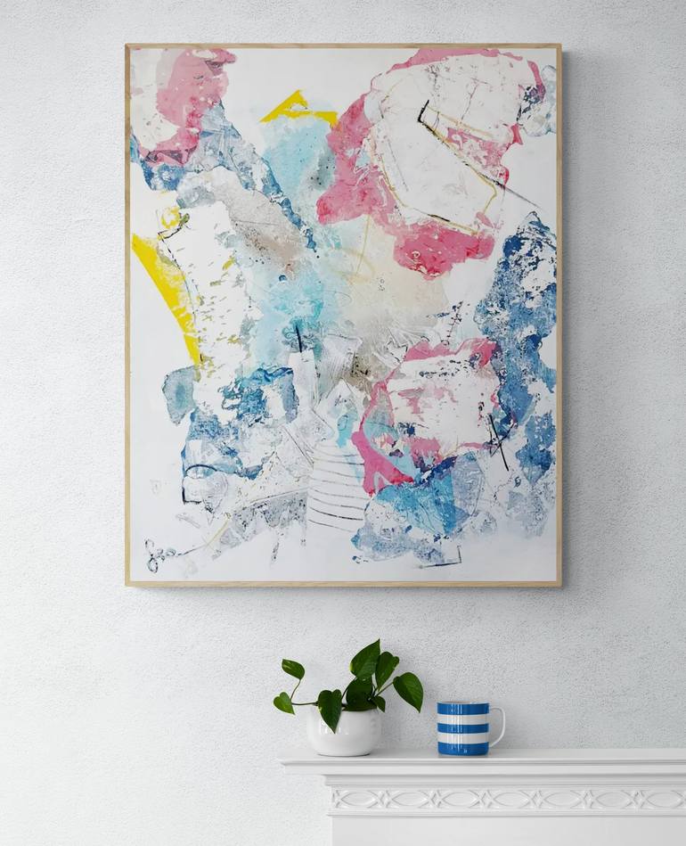 Original Abstract Painting by Isabelle Fournet