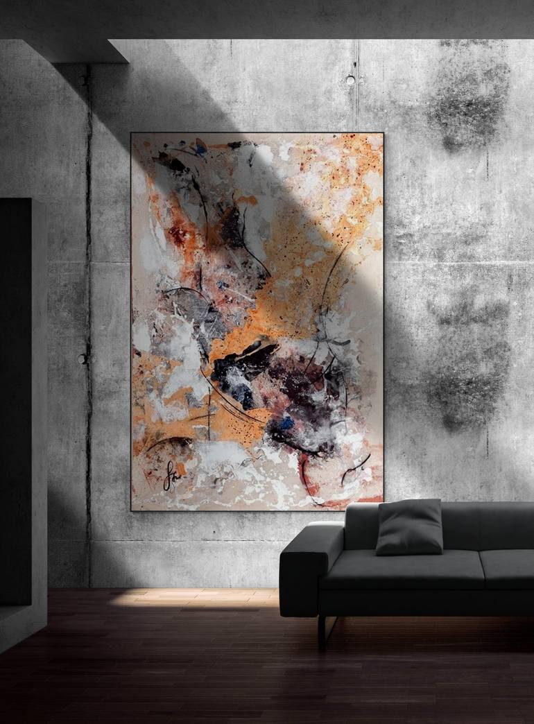 Original Abstract Painting by Isabelle Fournet