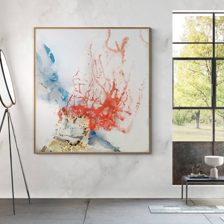 Original Contemporary Abstract Painting by Isabelle Fournet