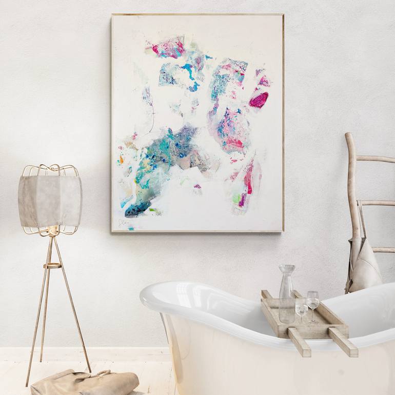 Original Abstract Painting by Isabelle Fournet