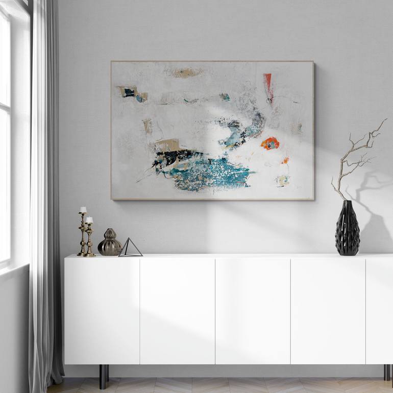 Original Abstract Painting by Isabelle Fournet