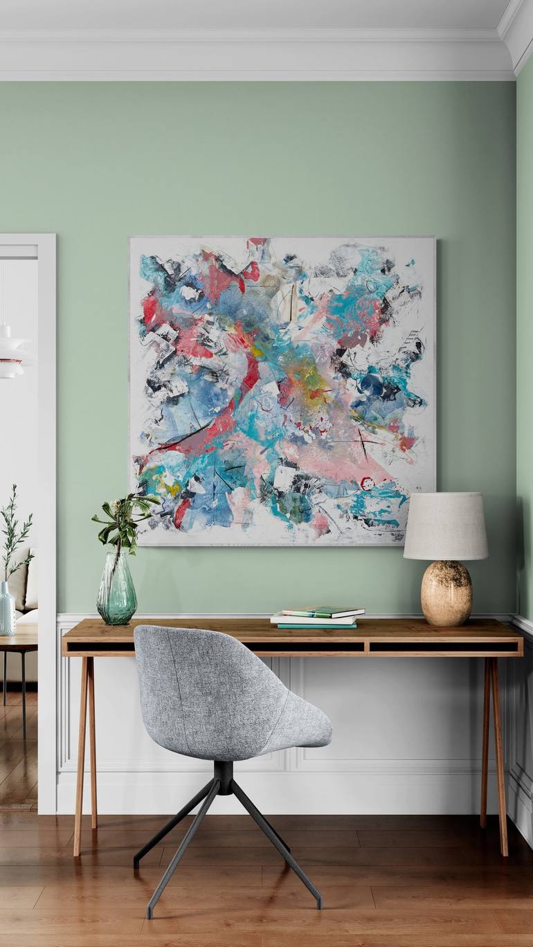 Original Abstract Painting by Isabelle Fournet