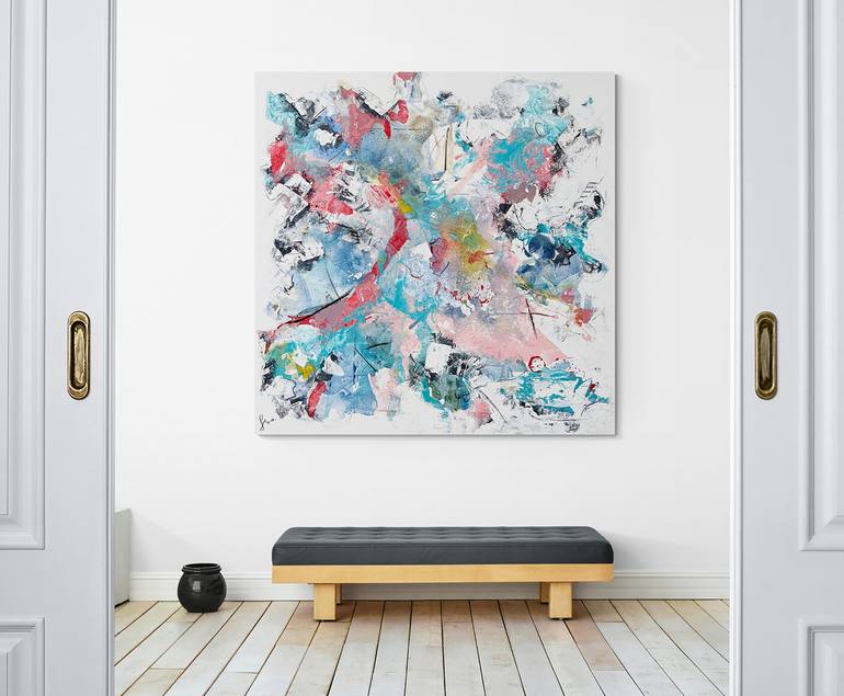 Original Abstract Painting by Isabelle Fournet