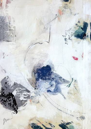 Original Abstract Expressionism Abstract Paintings by Isabelle Fournet
