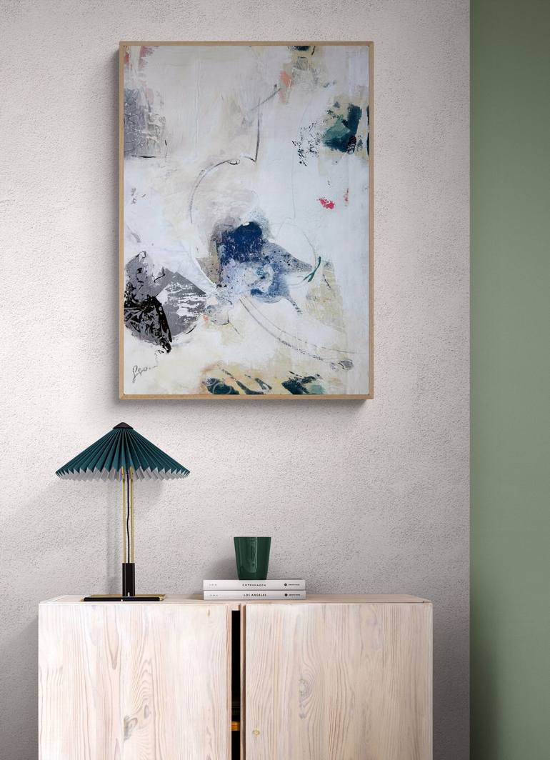 Original Abstract Expressionism Abstract Painting by Isabelle Fournet