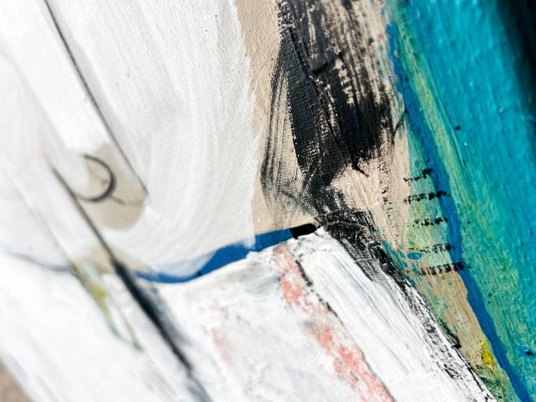 Original Abstract Expressionism Abstract Painting by Isabelle Fournet