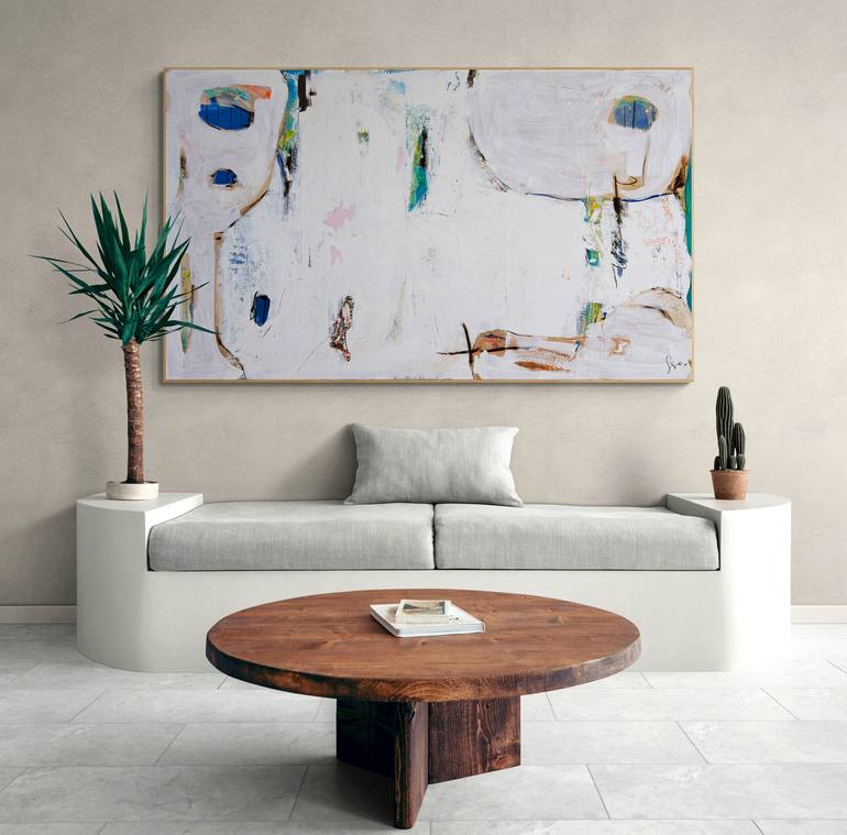 Original Abstract Expressionism Abstract Painting by Isabelle Fournet