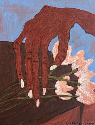 Original Floral Paintings by Cortney Herron