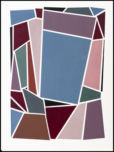Original Abstract Geometric Paintings by Larissa Struzyna