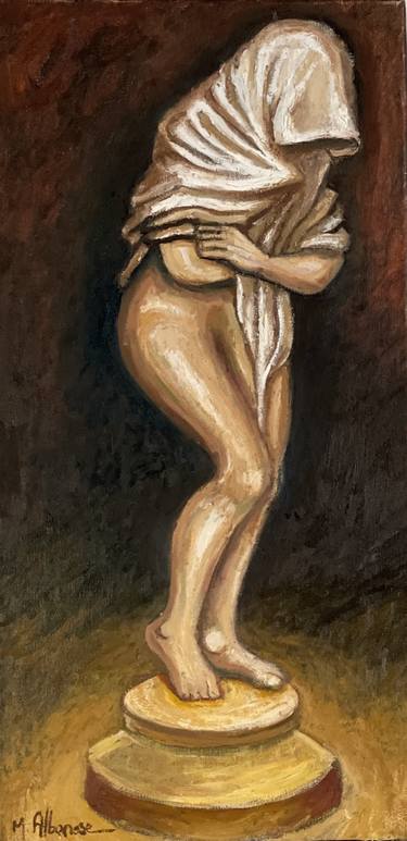 Original Fine Art Nude Painting by Matt Albanese