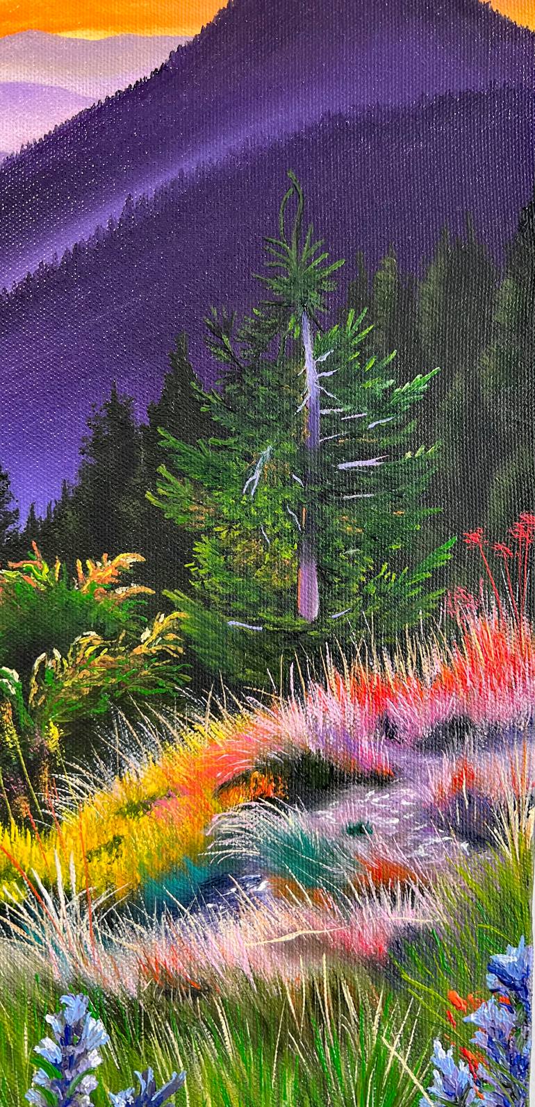 Original Realism Landscape Painting by Kitti Garaczi